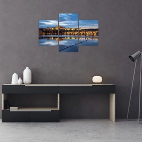 Tablou cu palatul din Praga și podul lui Carol (90x60 cm)