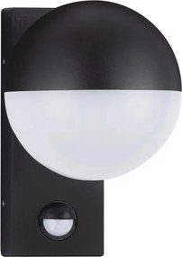 Aplica LED cu senzor, iluminat exterior 3000K IP54 MAKO negru