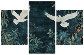 Tablou - Două porumbei (90x60 cm)