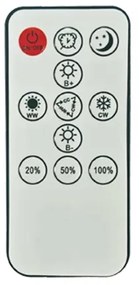 Brilagi - Plafonieră LED dimabilă ULTRA SLIM 18W 230V 30x30 cm, albă + telecomandă