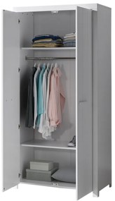 Dulap ERIK cu 2 uși, alb – Vipack