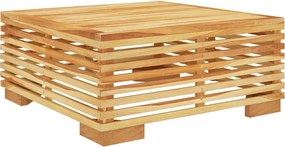 vidaXL Măsuță de cafea de grădină, 69,5x69,5x31 cm, lemn masiv de tec