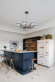 Candelabru design contemporan ACE, cu 8 surse de lumina