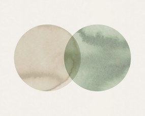 Fototapet, Eclipse, Beige Green, Rebel Walls