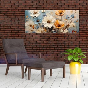 Tablou - Buchete, pictură (120x50 cm)