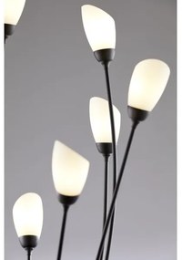 Jupiter 2058 - Lampă de podea GLORIOSA, 9 x G9, 14 W, 230 V, neagră