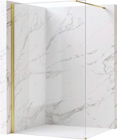 Paravan de dus Rea Flexi Transparent / Gold 120