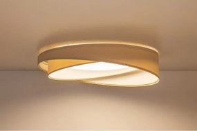 Plafonieră LED dimabilă SM GALAXY M, LED/24W/230V, Ø 55 cm, crem/alb + telecomandă