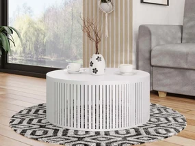 Măsuță de cafea Konezo Mini (Alb + Alb arctic) . 1103724