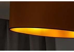 Lustră aplicată Duolla OVAL VEGAN 1xE27/15W/230V maro