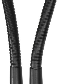 Lampă de podea inteligentă neagră inclusiv 2 WiFi P45 - Carmen