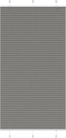 vidaXL Jaluzea plisată Antracit 110x200 cm Lățime țesătură 109,4 cm