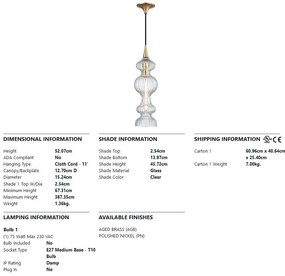 Pendul design deosebit POMFRET alama antichizata