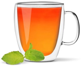 Cană cu perete dublu Vialli Design Molly, 480 ml