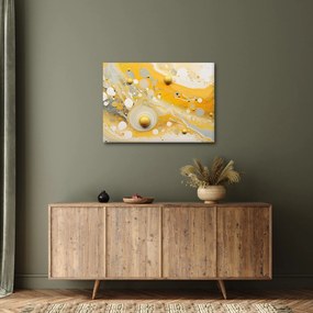 Tablou - fundal abstract cu decor de aur (70x50 cm)