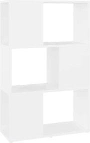 vidaXL Bibliotecă/Separator cameră, alb, 60x24x94 cm, PAL