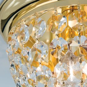 Plafonieră de cristal Orion DLU 1840/35 PLAFOND 3xE27/40W/230V d. 35 cm auriu