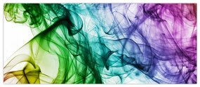 Tablou - fum colorat (120x50 cm)