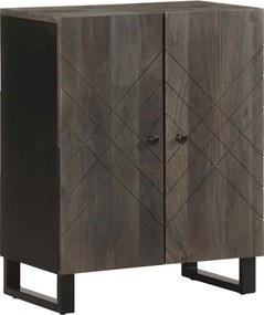 vidaXL Bufetă neagră 60x33x75 cm lemn masiv de mango