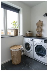 Coș de rufe în culoare naturală din hârtie 77 l Pomal – House Nordic