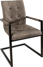 Set de 2 scaune cu brate aspect vintage Oxford antik taupe