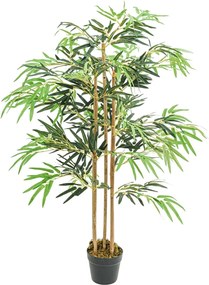 vidaXL Arbore din bambus artificial 730 de frunze 120 cm verde