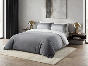 Lenjerie de pat din bumbac OMBRE gri Dimensiune lenjerie de pat: 2 buc 70 x 90 cm | 200 x 220 cm