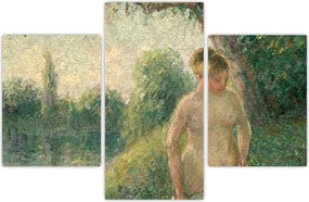 Tablou - Camille Pissarro, The Bather, reproducere (90x60 cm)