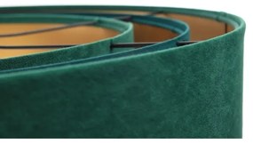 Lustr TRINITI 1xE27/60W/230V verde/auriu pe cablu