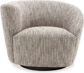 Fotoliu pivotant design elegant LUX Colin left, bej mademoiselle 115432 HZ