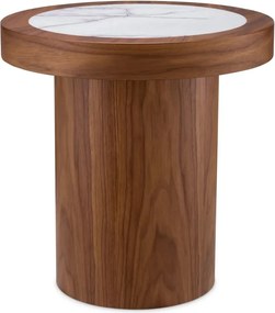 Masuta Design LUX, Marmura, Furnir Nuc, Presedio 50cm