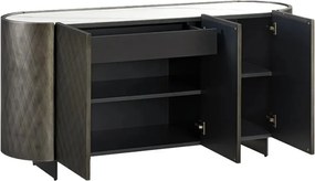 Comoda cu model optic 3D, Ceramica Alba, REFLECTION 150cm A-46501 VC