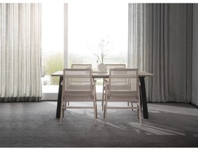 Masă de dining extensibilă cu blat din lemn de stejar 170x100 cm Carradale - Rowico