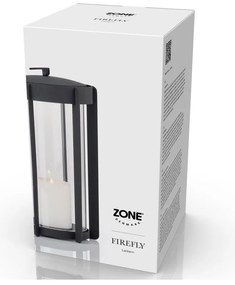 Felinar cu LED negru cu USB (înălțime 25 cm) Firefly – Zone