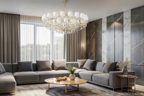 Candelabru Cristal Bohemia Exclusive 30 brate MARIA TEREZIA 78