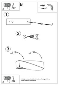 Aplică SIGMA 1xE27/60W/230V neagră
