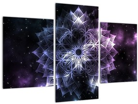 Tablou - Mandala Lotus în spațiu (90x60 cm)