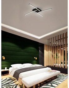 Brilagi - Plafonieră LED STRIPES, 32W, 230V, neagră