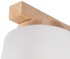 Aplica de perete ELLIE 1xE27/60W/230V albă