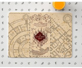 Suport farfurie Harry Potter Marauders Map pentru copii, 42 x 30 cm