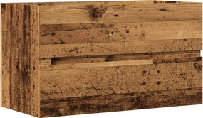 vidaXL Dulap de chiuvetă, lemn vechi, 90x38,5x45 cm, lemn prelucrat