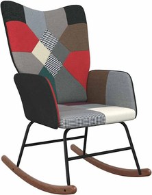 vidaXL Scaun balansoar, material textil, petice