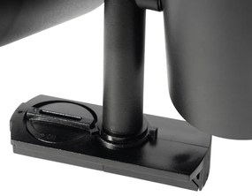 Spot modern cu șină monofazat negru cu 2 lumini - Iconic Scopio