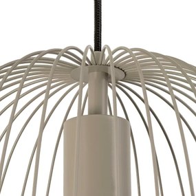 Candelabru pe cablu OVELLA, 1xE27/15W/230V, Ø36 cm, bej