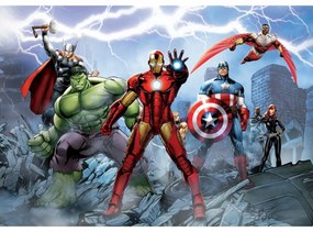 Foto-tapet copii Avengers 252 x 182 cm, 4 piese