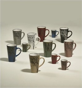 Căni roz-deschis 4 buc. pentru espresso din gresie 100 ml Hela – Villa Collection