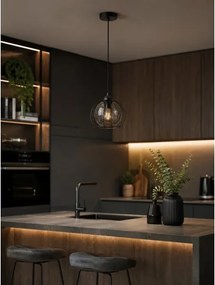 Lustră pe cablu SOLO BLACK 1xE27/60W/230V