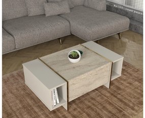 Măsuță de cafea Veya 1 (Travertin + Nisipiu) . 1102630
