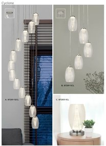 Lampa de masa LED design modern Cyclone EU97293-1CL SRT