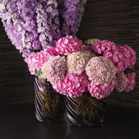 Vaza flori, Vas decorativ Angelito L, mov 115688 HZ